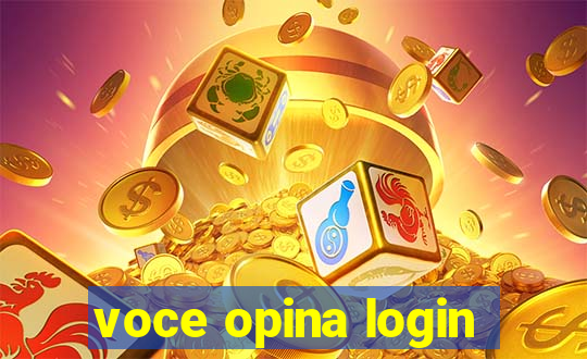 voce opina login